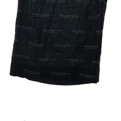 Balenciaga Logo Allover Easy Pants Black