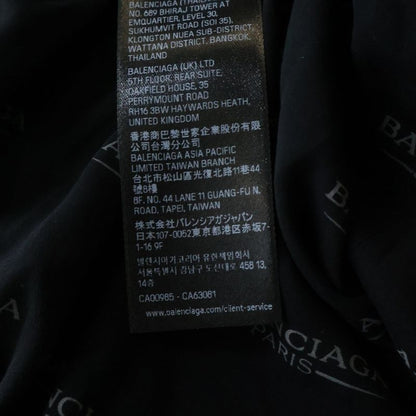 Balenciaga Logo Allover Easy Pants Black
