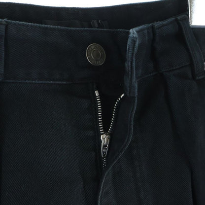 Balenciaga Double Side Wide Denim Pants Black