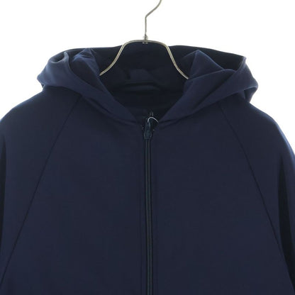 Balenciaga Inflatable Garment Zip Up Hoodie Navy