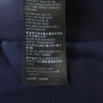 Balenciaga Inflatable Garment Zip Up Hoodie Navy