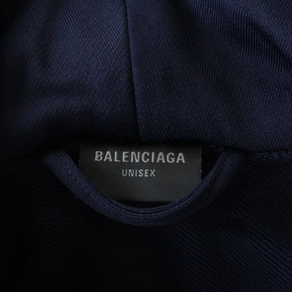Balenciaga Inflatable Garment Zip Up Hoodie Navy