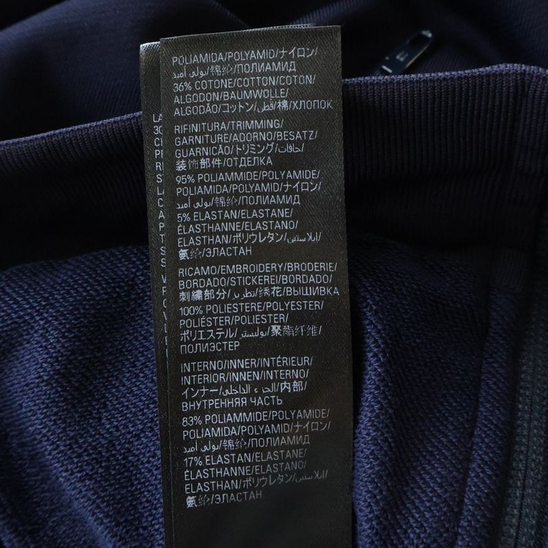 Balenciaga Inflatable Garment Zip Up Hoodie Navy