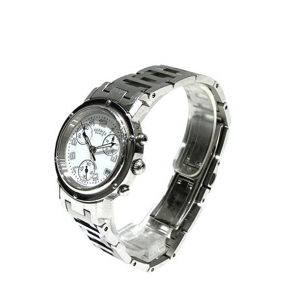 Hermes Clipper Chronograph Date Quartz Watch