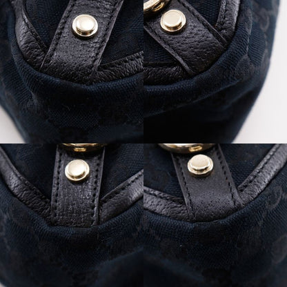 Gucci Abbey Tote GG Canvas Black Handbag