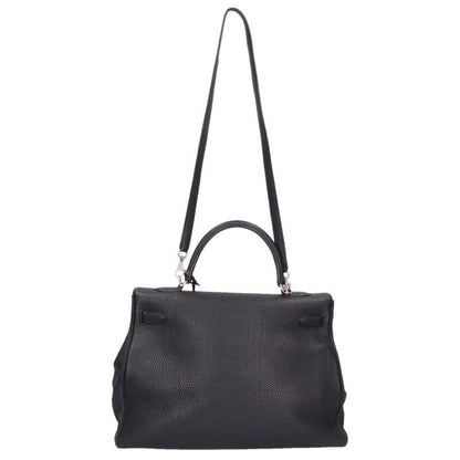 Hermes Kelly 35 Togo Leather 2-Way Handbag 35 Black