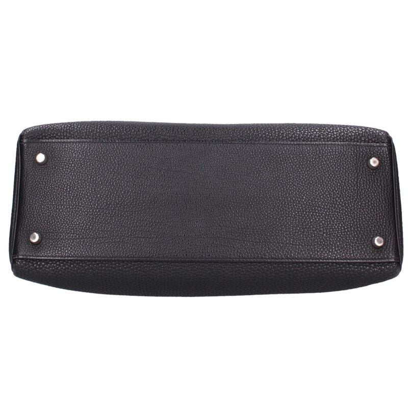 Hermes Kelly 35 Togo Leather 2-Way Handbag 35 Black