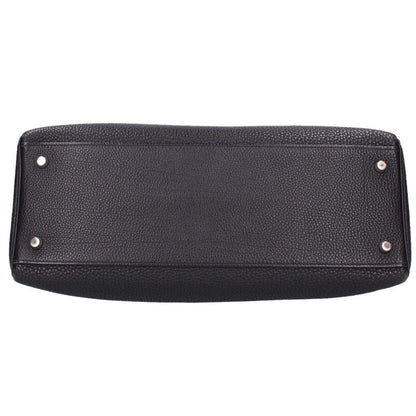 Hermes Kelly 35 Togo Leather 2-Way Handbag 35 Black