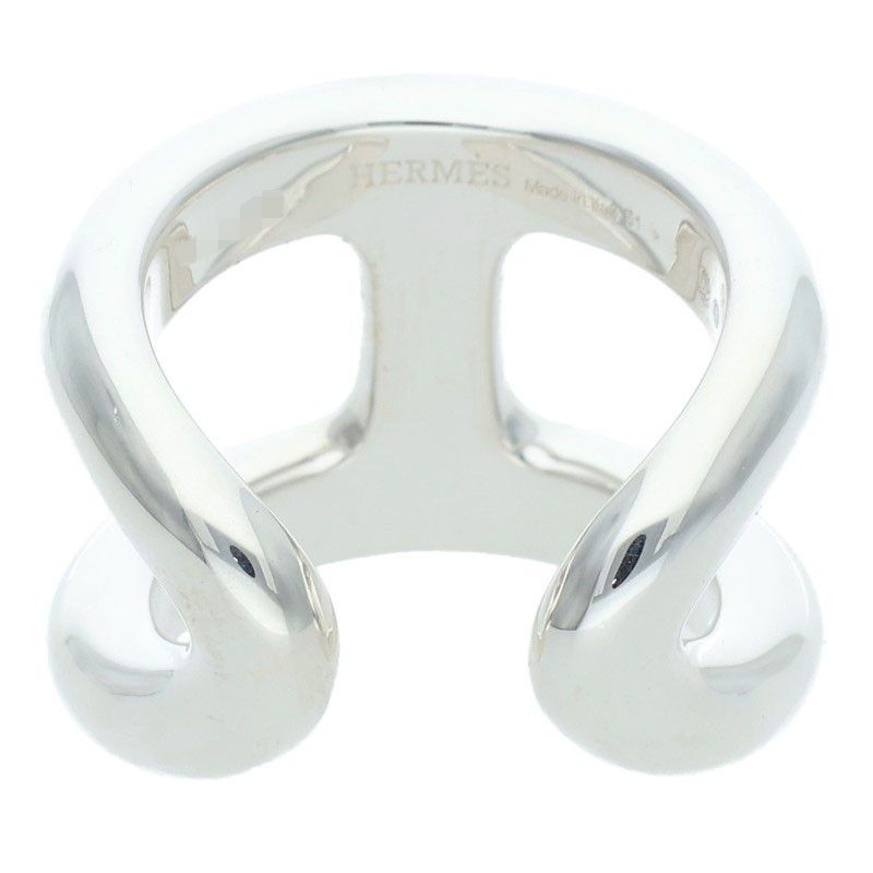 Hermes Osmose GM Silver Ring