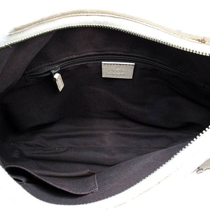 Gucci Abbey Shoulder Bag GG Canvas Beige White