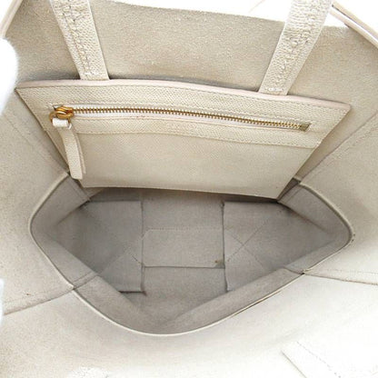 Celine Vertical Cover Small Tote Calfskin White Gray