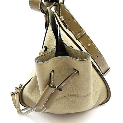 Loewe Hammock Drawstring Bag Small Soft Grain Calf Handbag Sand