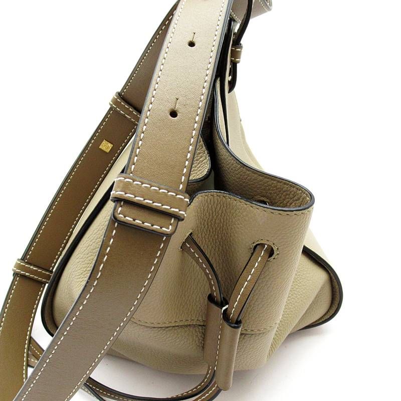 Loewe Hammock Drawstring Bag Small Soft Grain Calf Handbag Sand