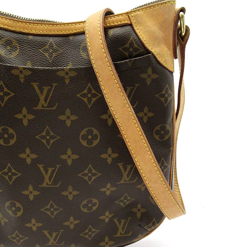 Louis Vuitton Odeon PM Monogram Shoulder Bag Brown