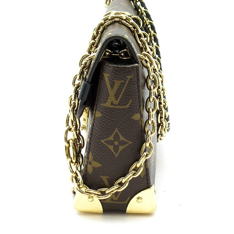 Louis Vuitton Tranqui Monogram Shoulder Bag Brown