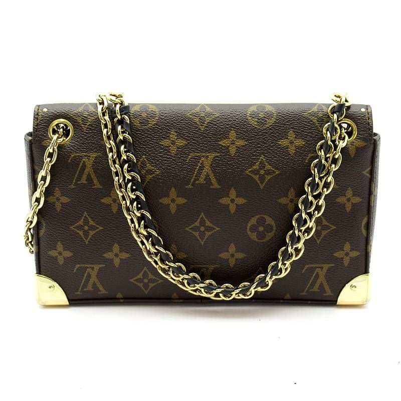 Louis Vuitton Tranqui Monogram Shoulder Bag Brown