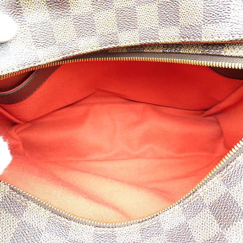 Louis Vuitton Naviglio Damier Shoulder Bag Brown