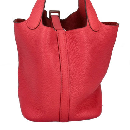 Hermes Picotin Lock PM Taurillon Clemence Handbag Rose Extreme
