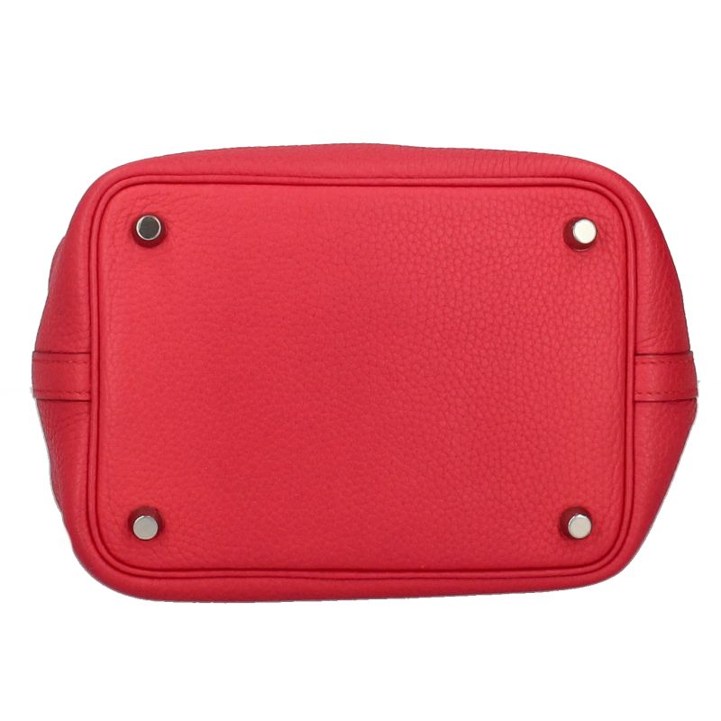 Hermes Picotin Lock PM Taurillon Clemence Handbag Rose Extreme