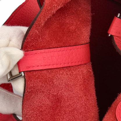 Hermes Picotin Lock PM Taurillon Clemence Handbag Rose Extreme