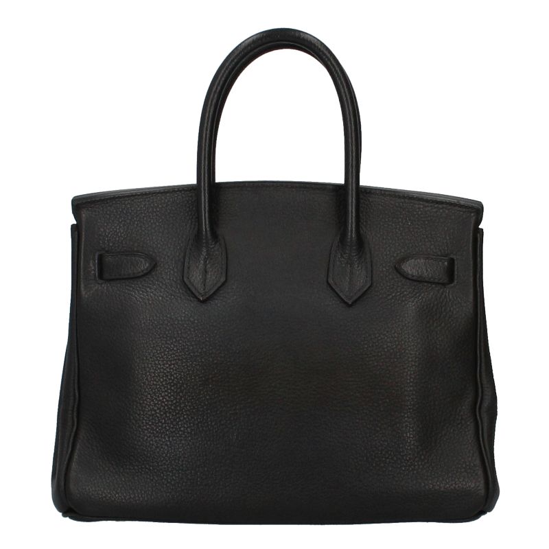 Hermes Birkin 30 Togo Handbag Black