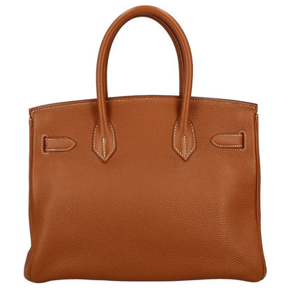 Hermes Birkin 30 Togo Handbag Gold