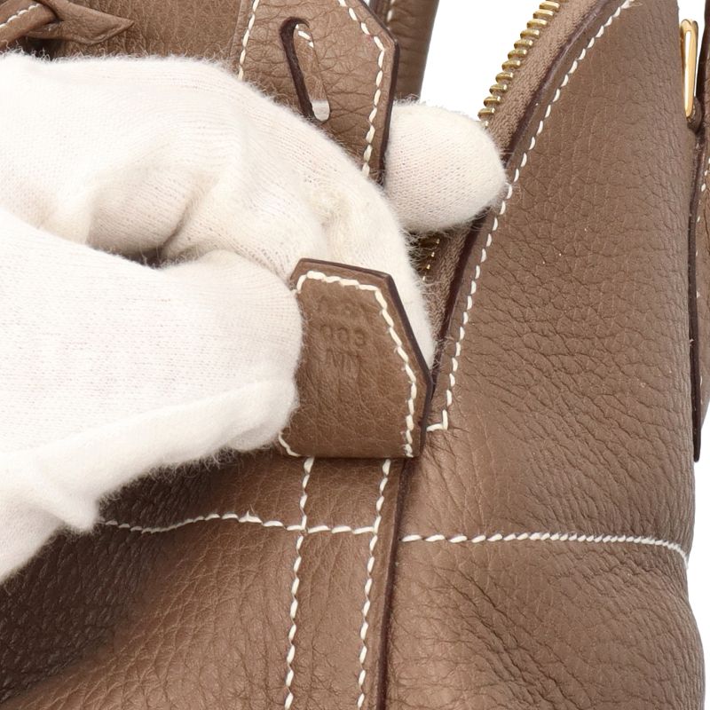 Hermes Bolide 31 Taurillon Clemence Handbag Etoupe