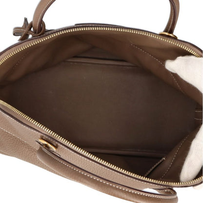 Hermes Bolide 31 Taurillon Clemence Handbag Etoupe