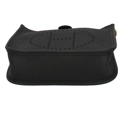 Hermes Evelyne TPM Amazon Taurillon Clemence Shoulder Bag Noir Black