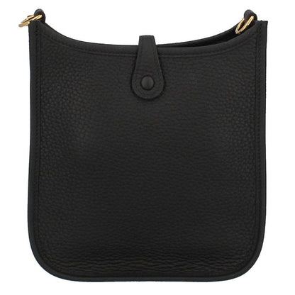 Hermes Evelyne TPM Amazon Taurillon Clemence Shoulder Bag Noir Black