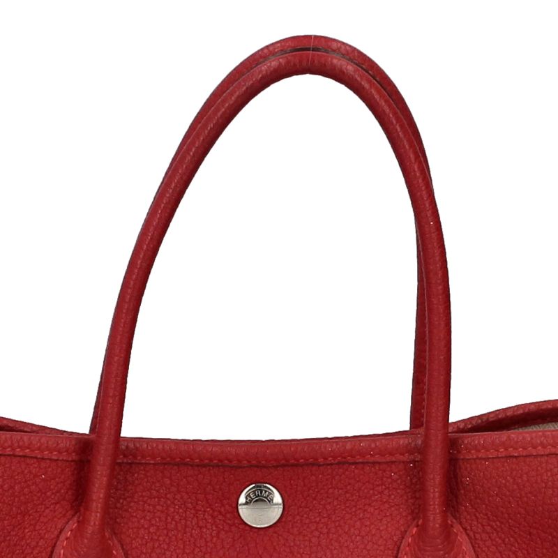Hermes Garden Party 30 Negonda Tote Red