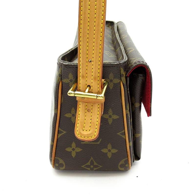 Louis Vuitton Viva-Cite MM Monogram Shoulder Bag Brown