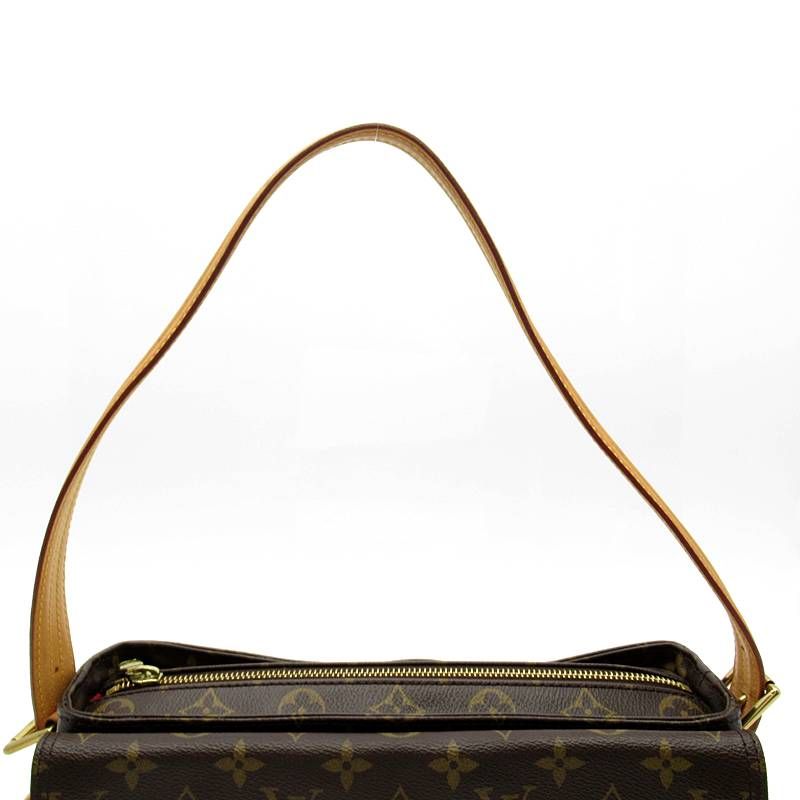 Louis Vuitton Viva-Cite MM Monogram Shoulder Bag Brown