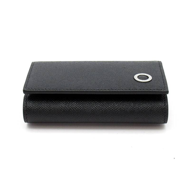 Bvlgari Man Key Holder Grain Calf Black
