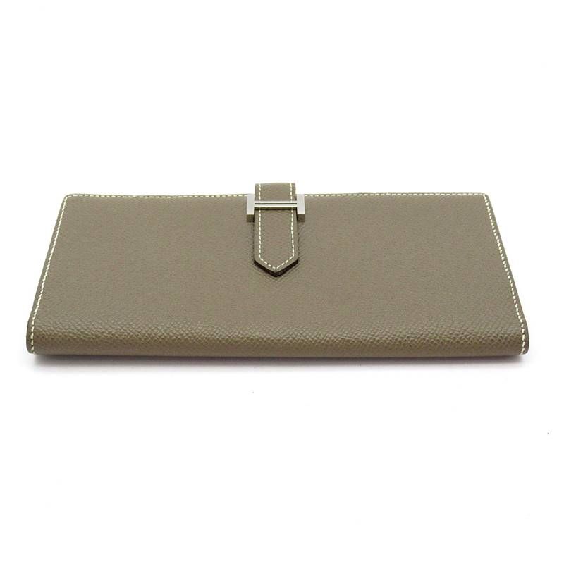 Hermes Bearn Souffle Veau Epsom Etoupe Shoulder Bag