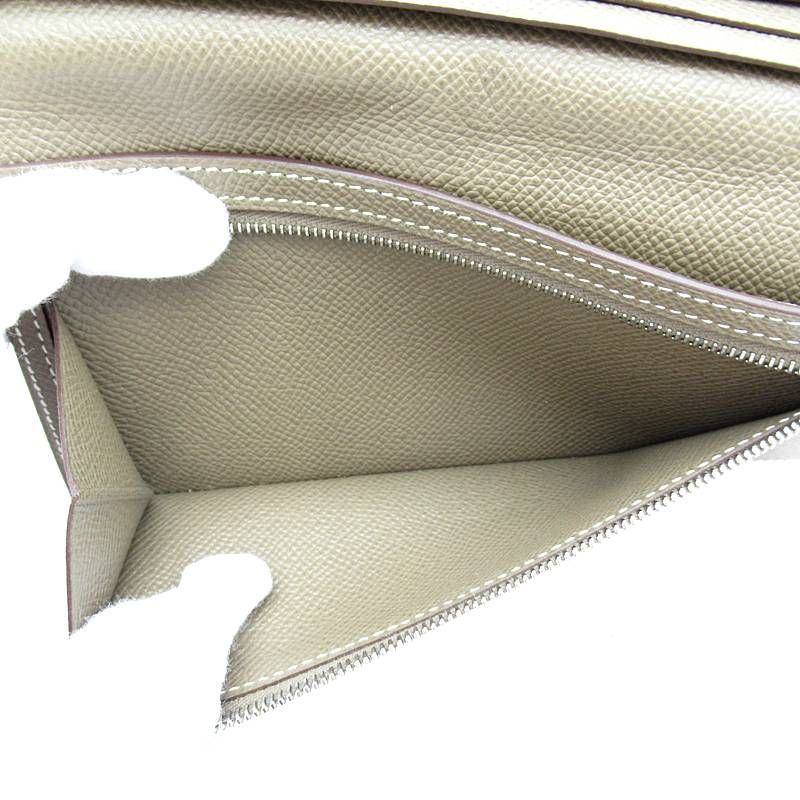 Hermes Bearn Souffle Veau Epsom Etoupe Shoulder Bag