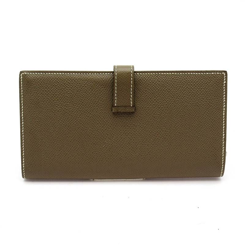 Hermes Bearn Souffle Veau Epsom Etoupe Shoulder Bag