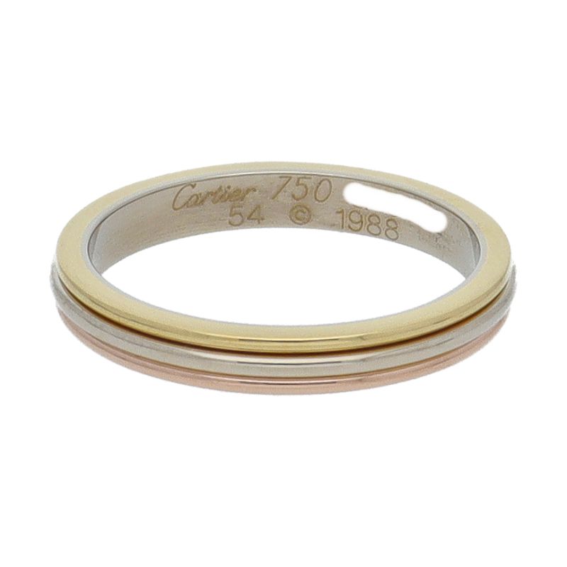 Cartier Three Gold Wedding Ring 18K Colors