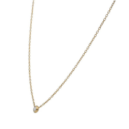 Cartier Diamantre Jadeiya Necklace XS 18K Yellow Gold