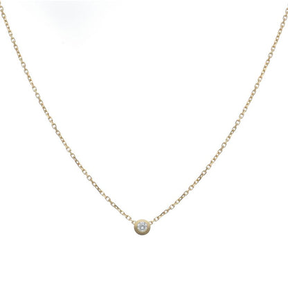 Cartier Diamantre Jadeiya Necklace XS 18K Yellow Gold