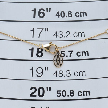 Cartier Diamantre Jadeiya Necklace XS 18K Yellow Gold