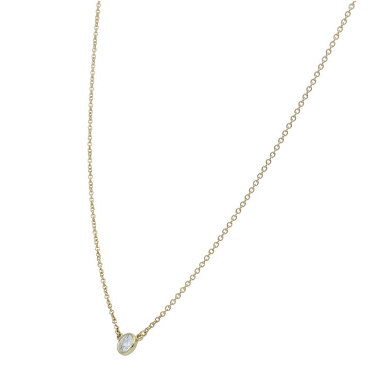 Tiffany & Co by the Yard Diamond Necklace 18K Yellow Gold