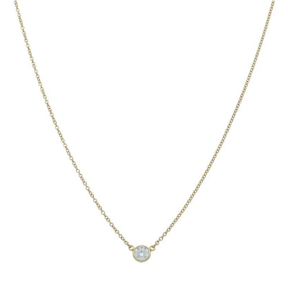 Tiffany & Co by the Yard Diamond Necklace 18K Yellow Gold