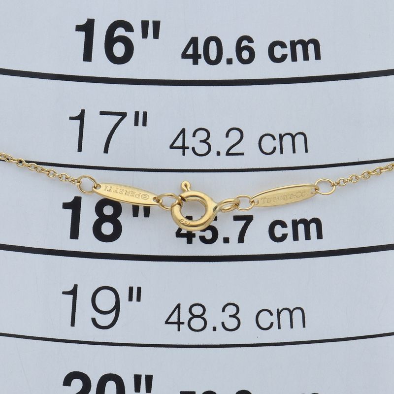 Tiffany & Co by the Yard Diamond Necklace 18K Yellow Gold
