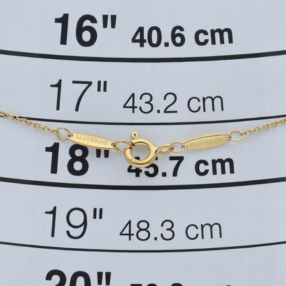 Tiffany & Co by the Yard Diamond Necklace 18K Yellow Gold