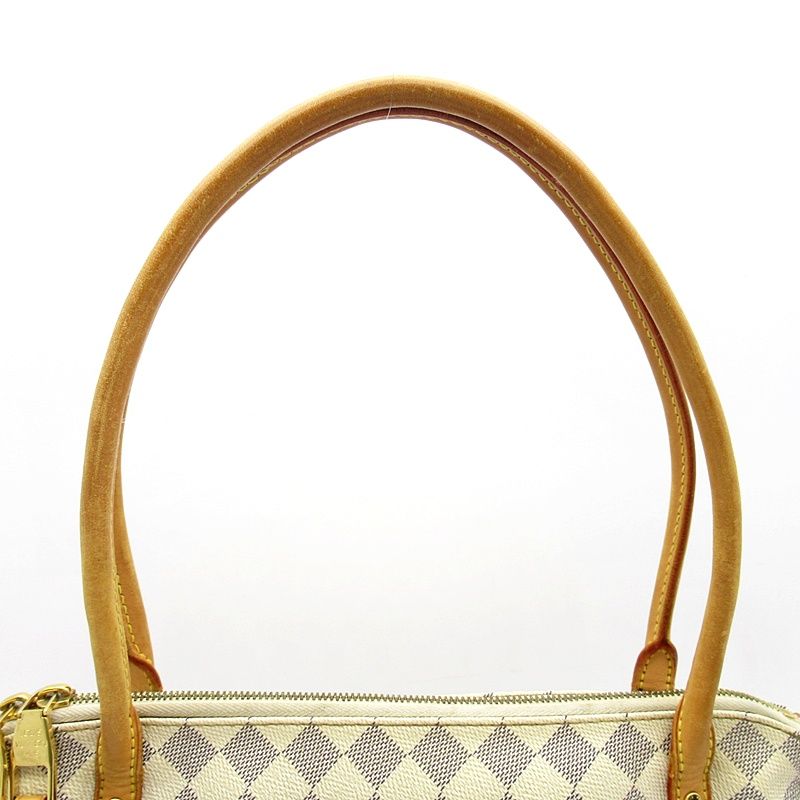 Louis Vuitton Figheri PM Damier Azur Tote White