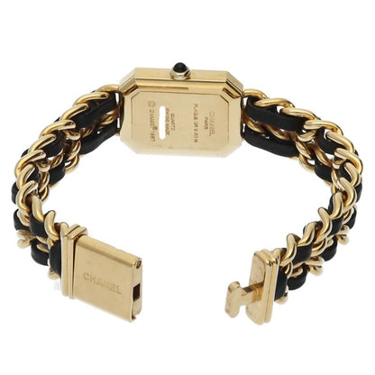 Chanel Premiere L Watch Leather Black