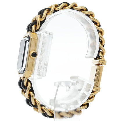 Chanel Premiere L Watch Leather Black