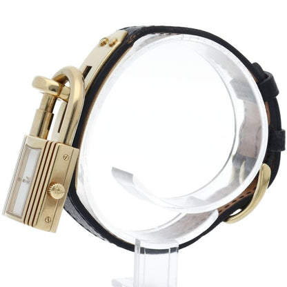 Hermes Kelly Watch Leather White