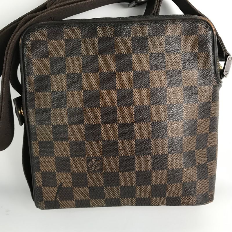 Louis Vuitton Shoulder Bag Damier Olaf PM Corner